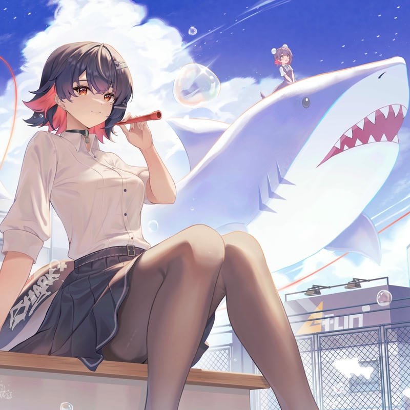 ảnh anime cá mập 29