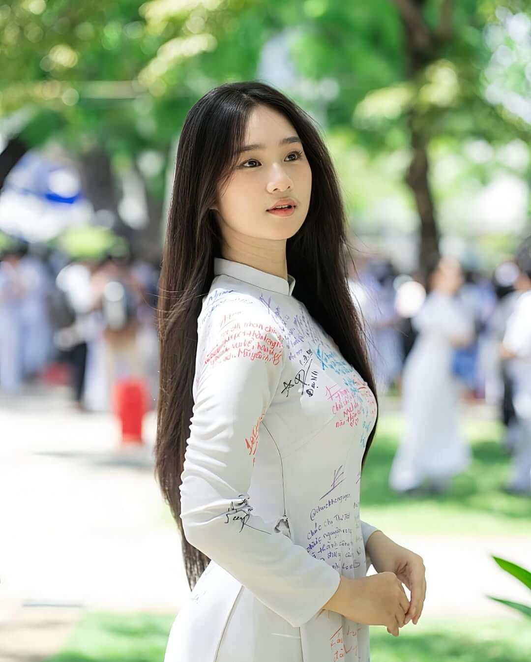 nữ sinh áo dài 11