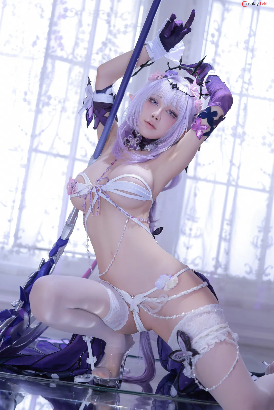 Aqua cosplay Castorice 5