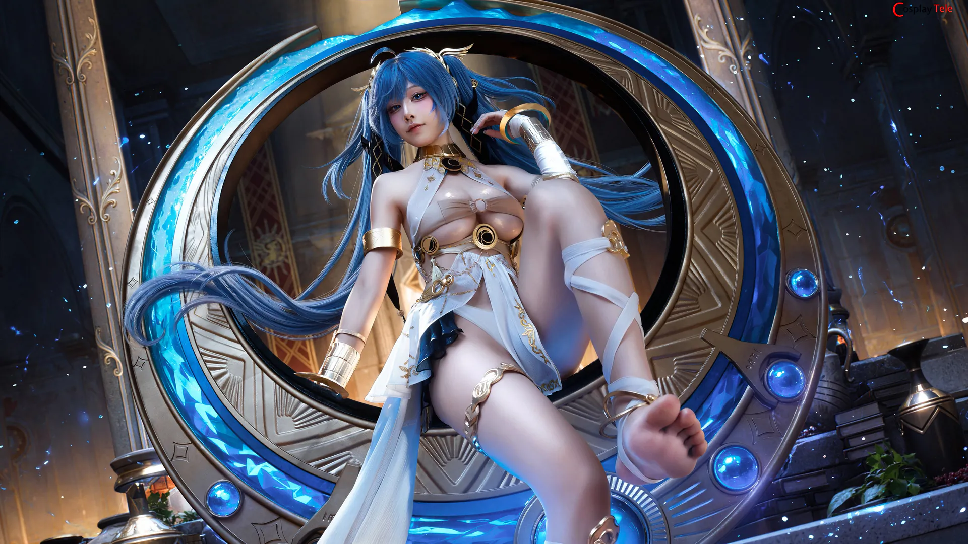 Aqua cosplay Iuno Wuthering Waves 1 result