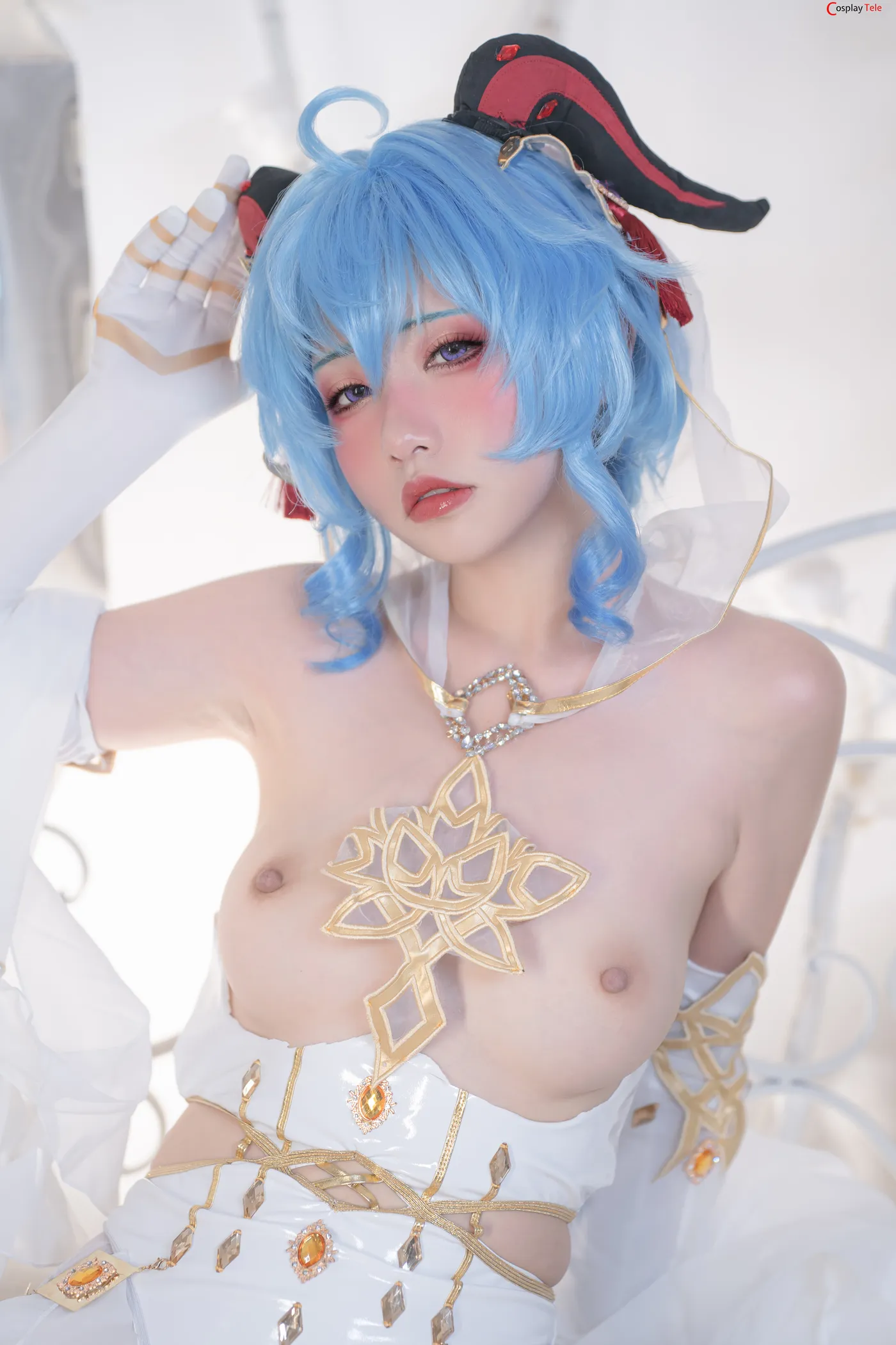 Nekokoyoshi cosplay Ganyu and Eula 81
