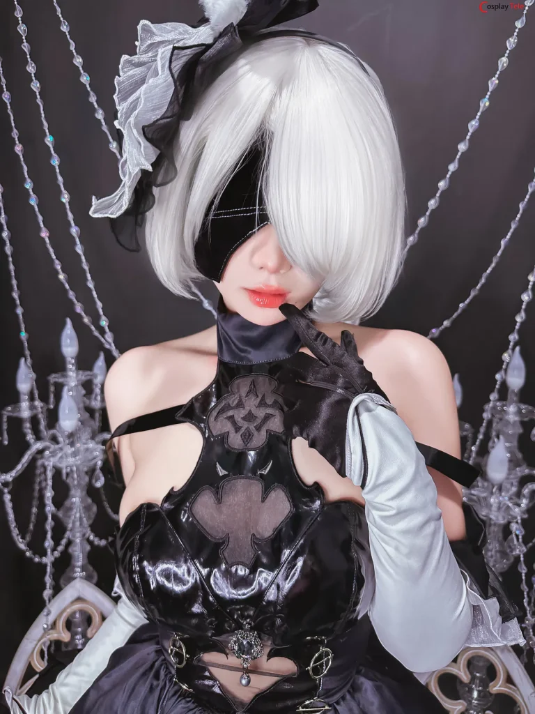 Pyoncos cosplay 2B NierAutomata 1 result