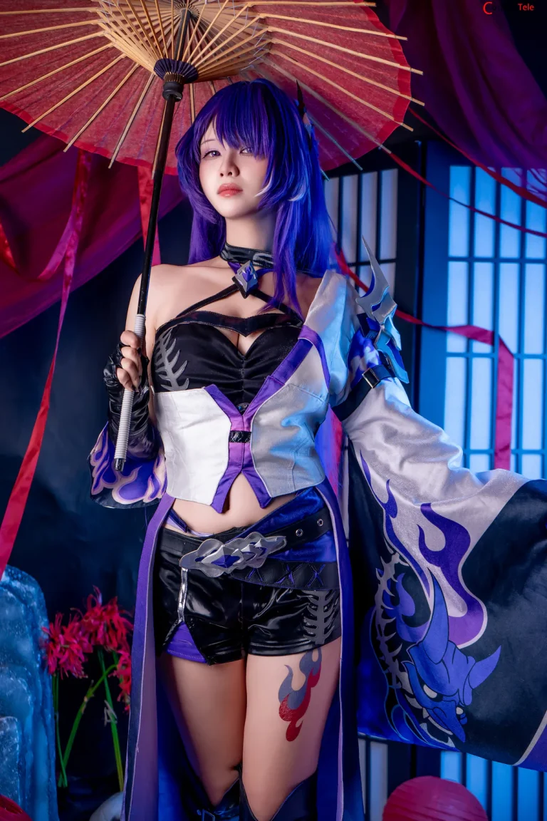 Pyoncos cosplay Acheron HonkaiStar Rail 1 result