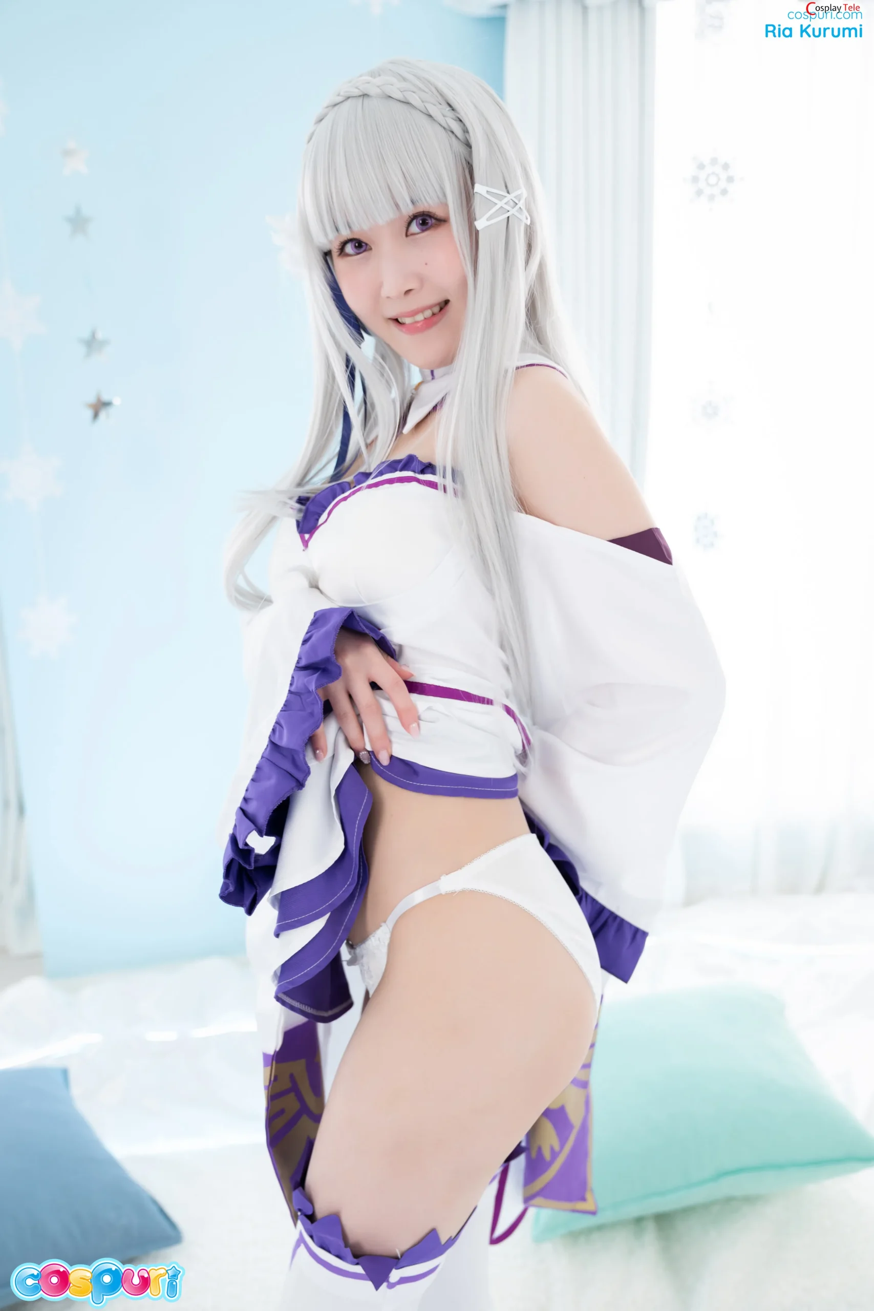 Ria Kurumi cosplay Emilia 9