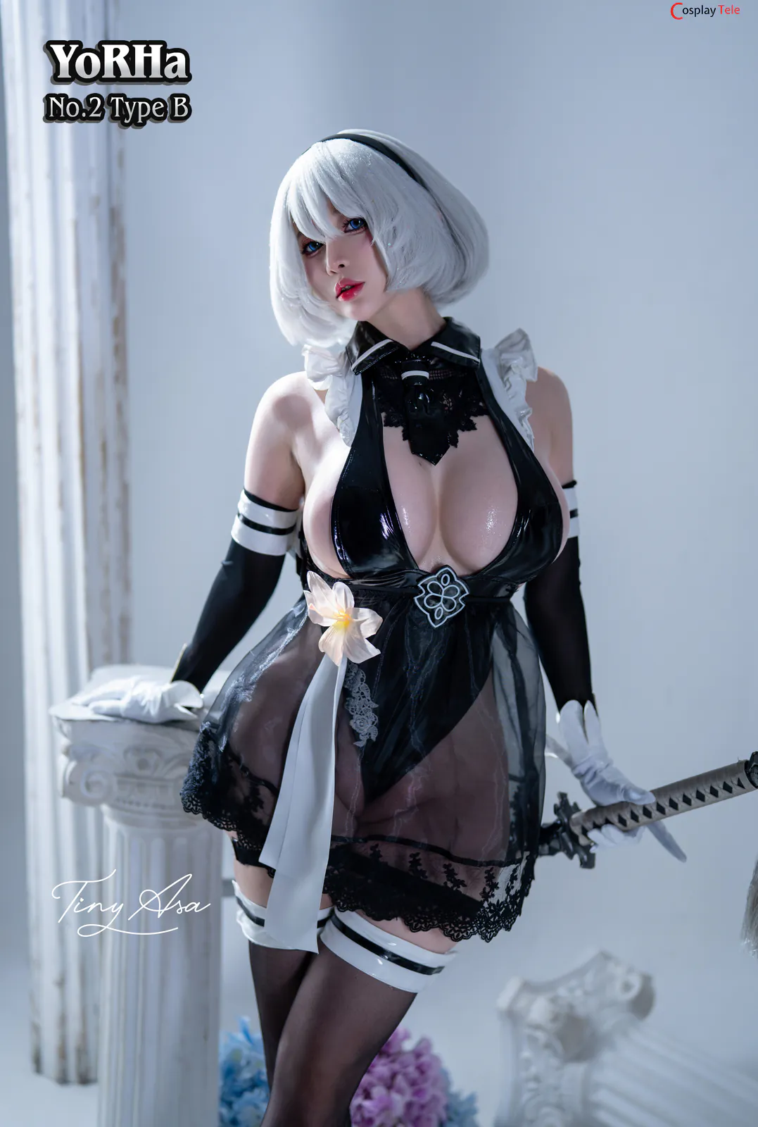 Tiny Asa cosplay 2B 3