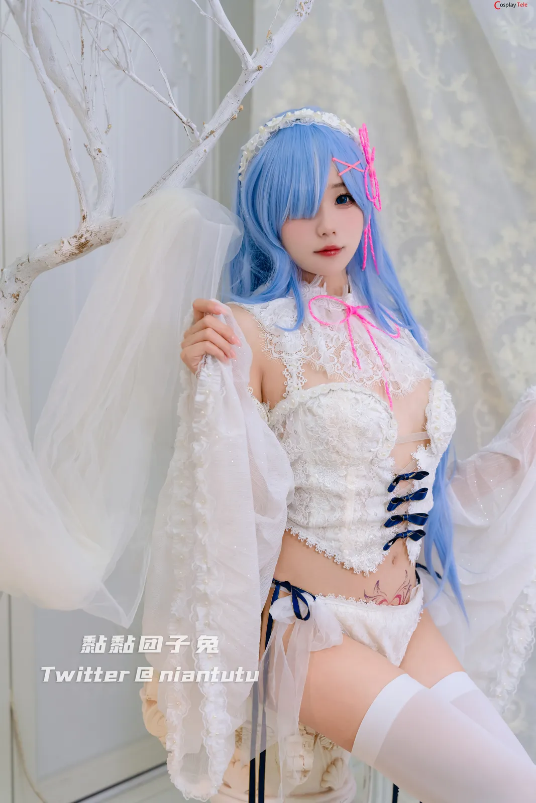 Yaokoututu cosplay Rem Bride 16