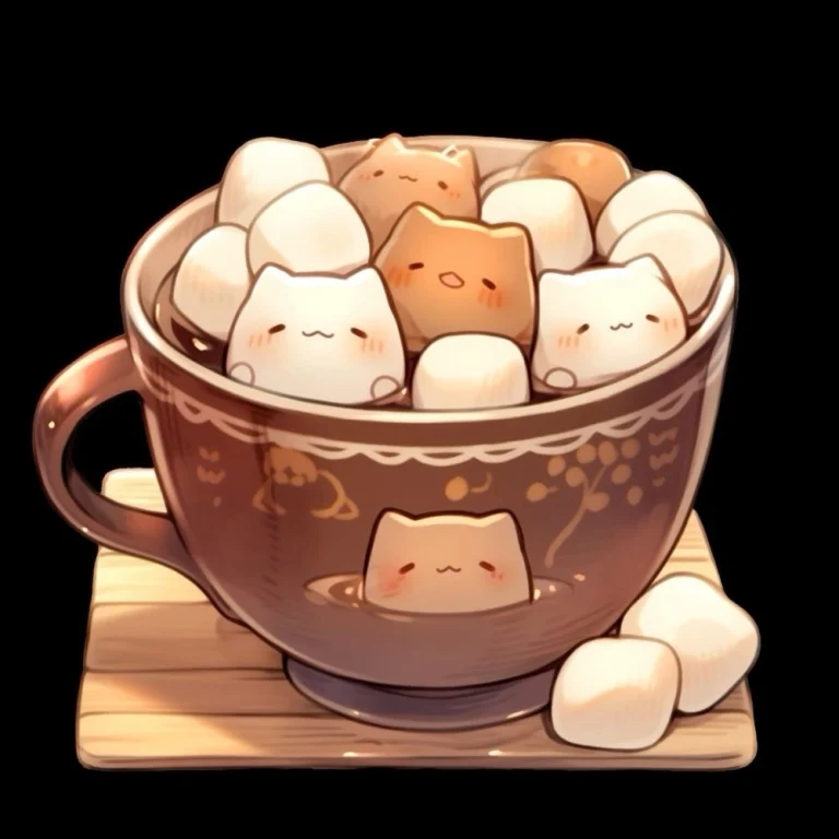 anh chibi do uong 01