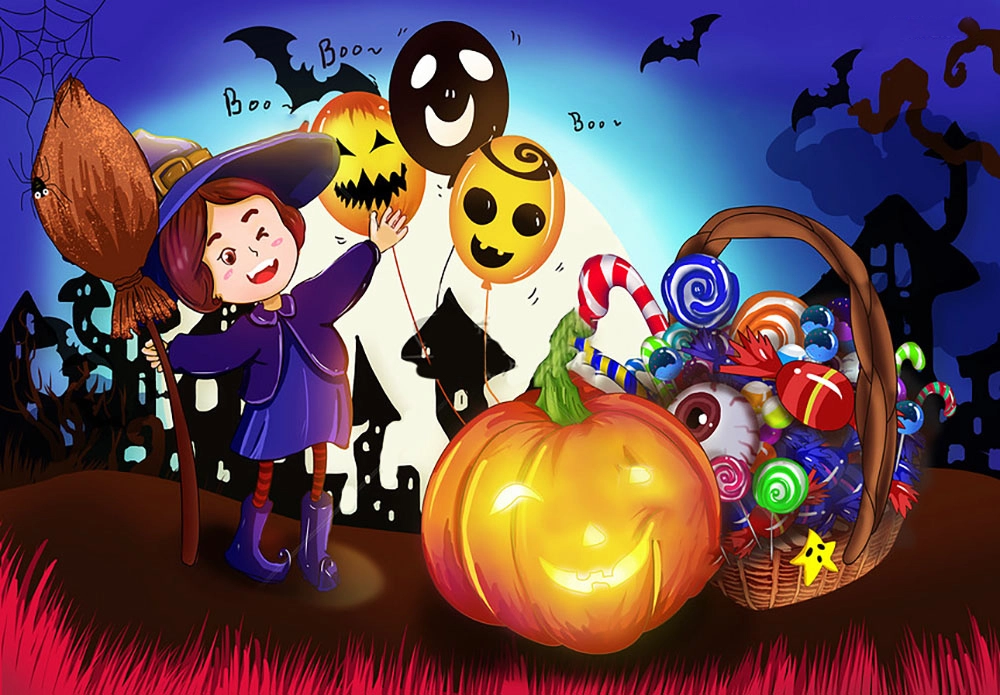 ảnh chibi halloween 11