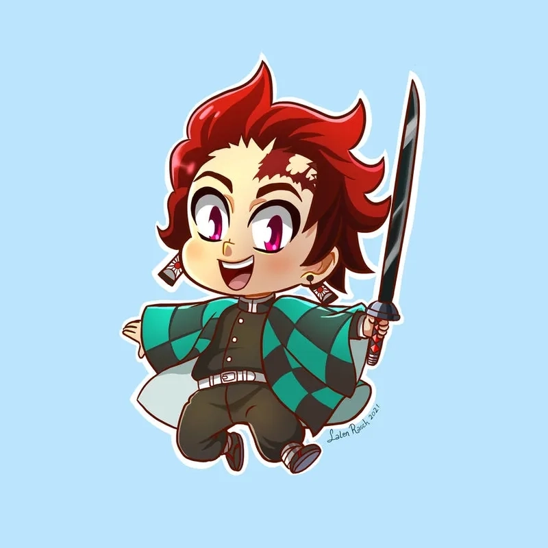 ảnh Tanjiro chibi 2