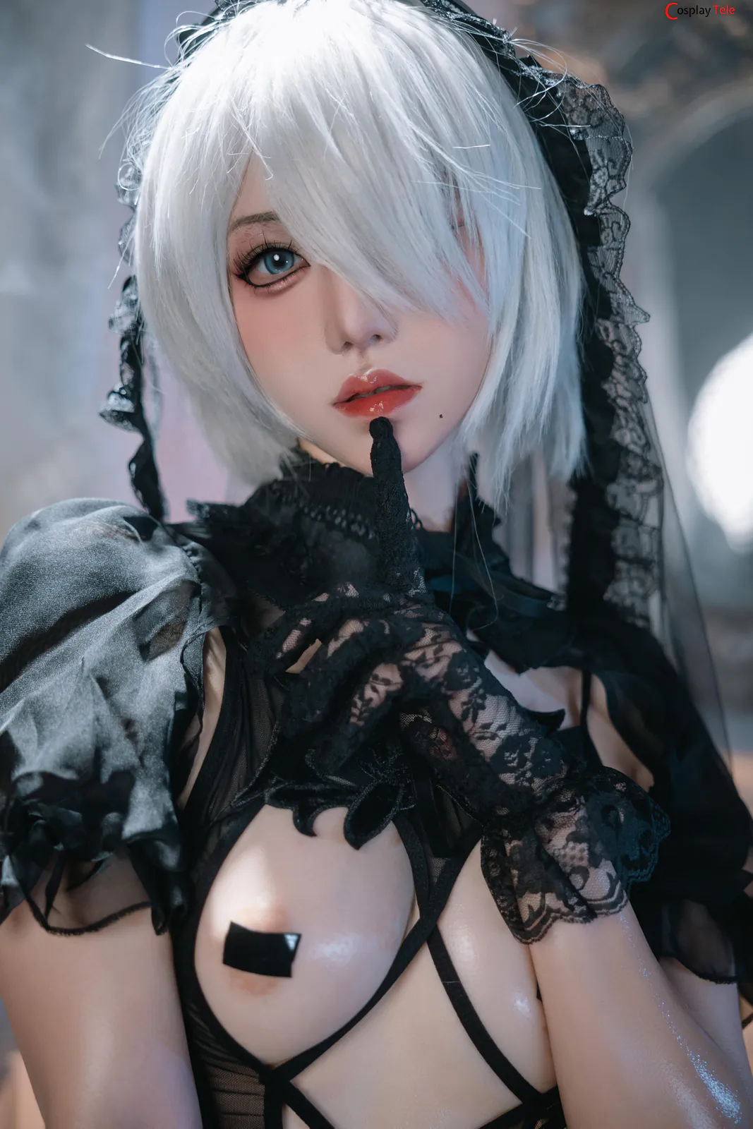 axunkaOri cosplay 2B Black Bride 71