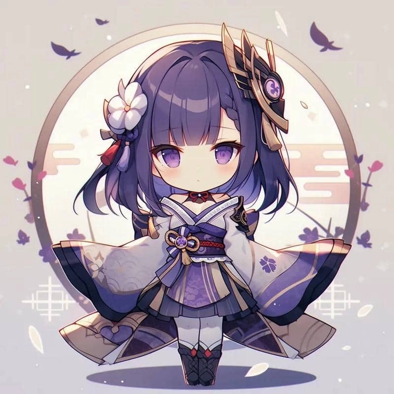 hinh anh chibi raiden shogun 13