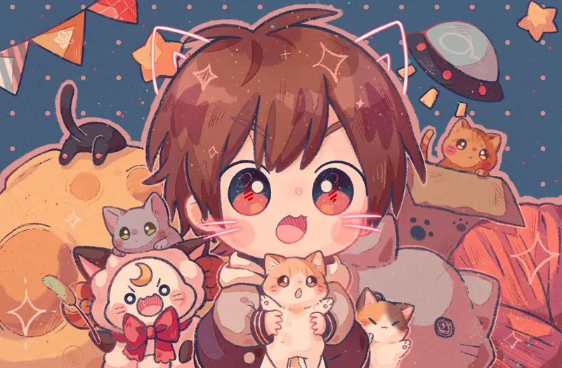 nền chibi cute đáng yêu 17