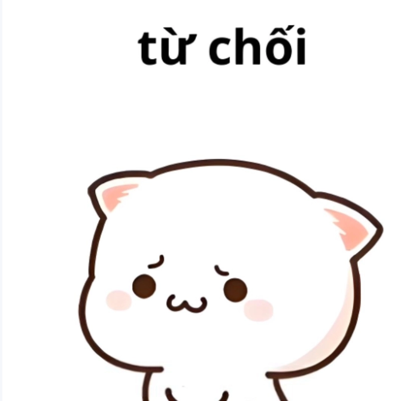 meme từ chối 2