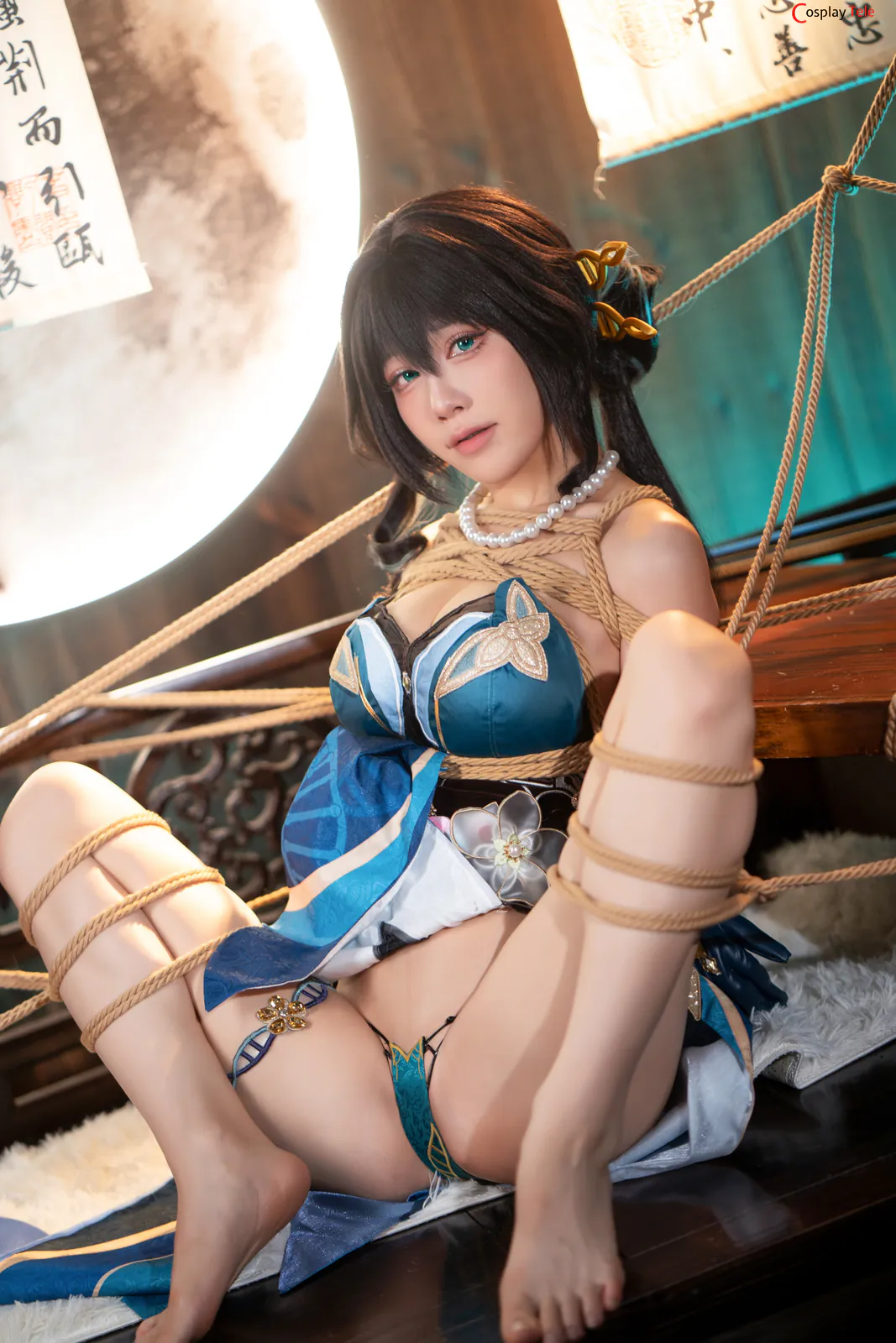 Aqua cosplay Ruan Mei 36